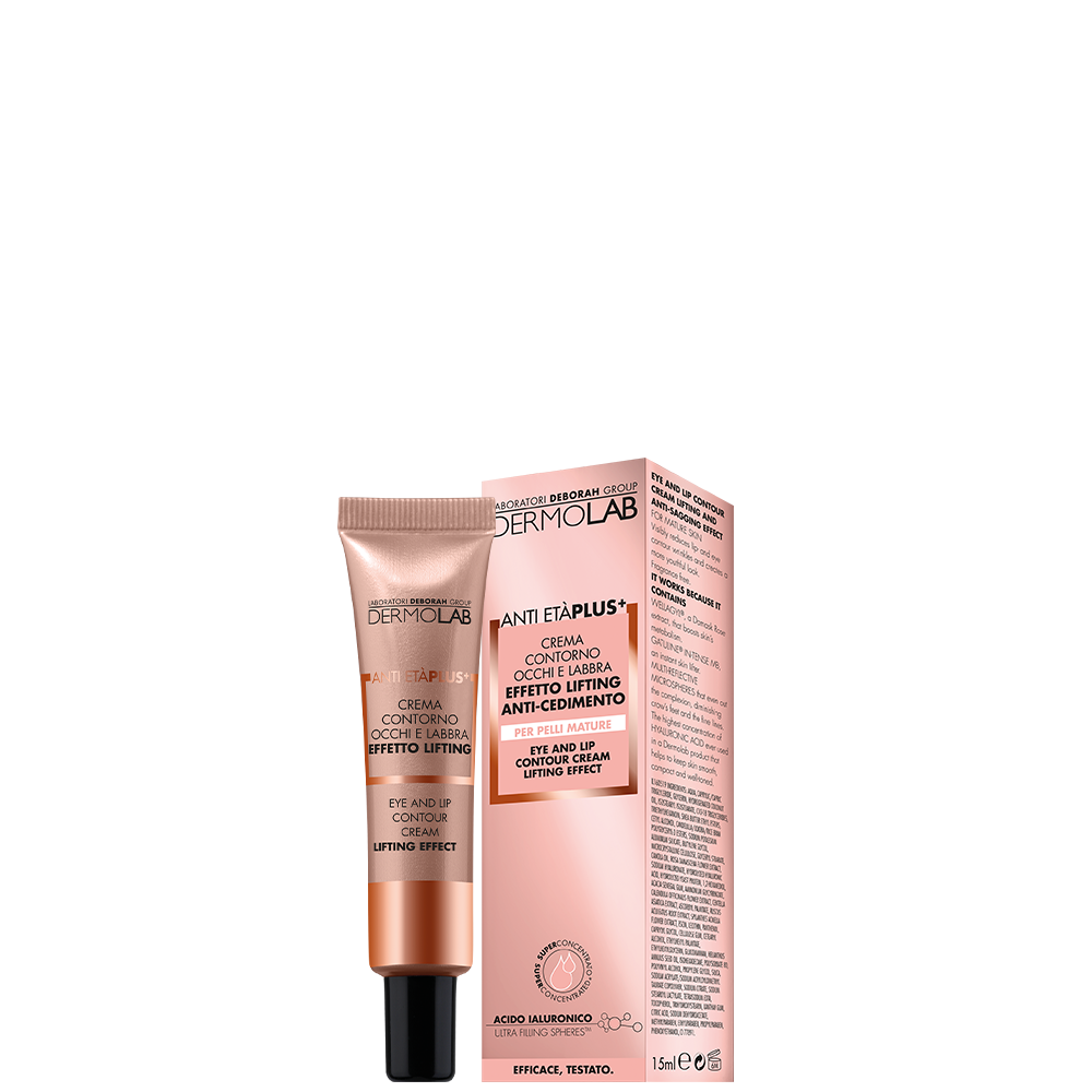 Eye and lip contour cream lifting and anti-sagging effect

