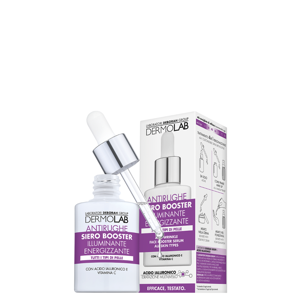 Siero booster antirughe illuminante energizzante

