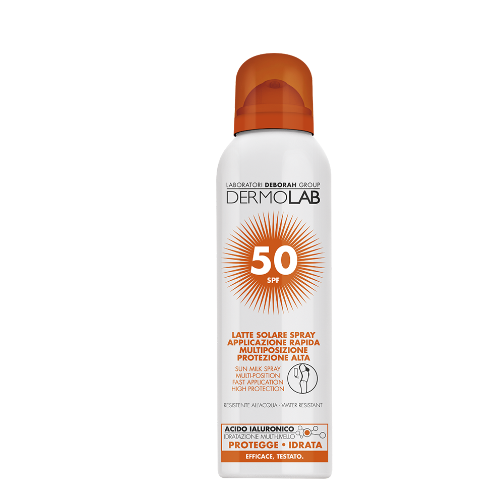 Latte solare spray viso e corpo protezione molto alta – spf 50+