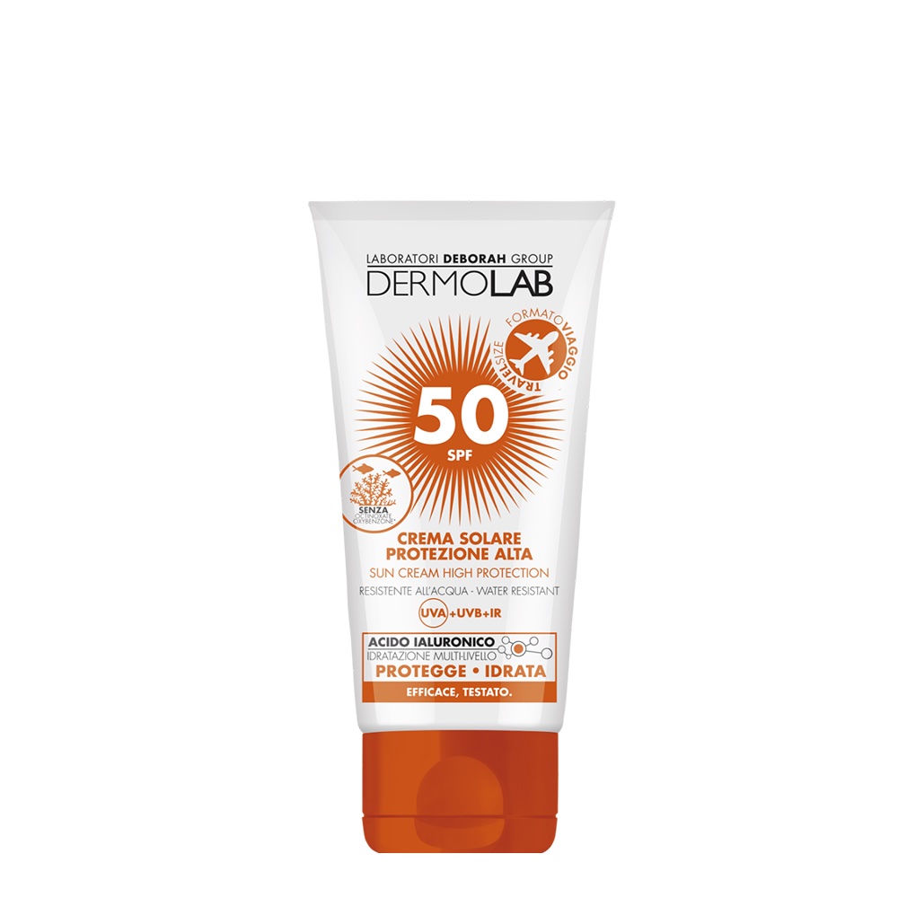 Crema solare viso e corpo formato viaggio protezione molto alta – spf 50