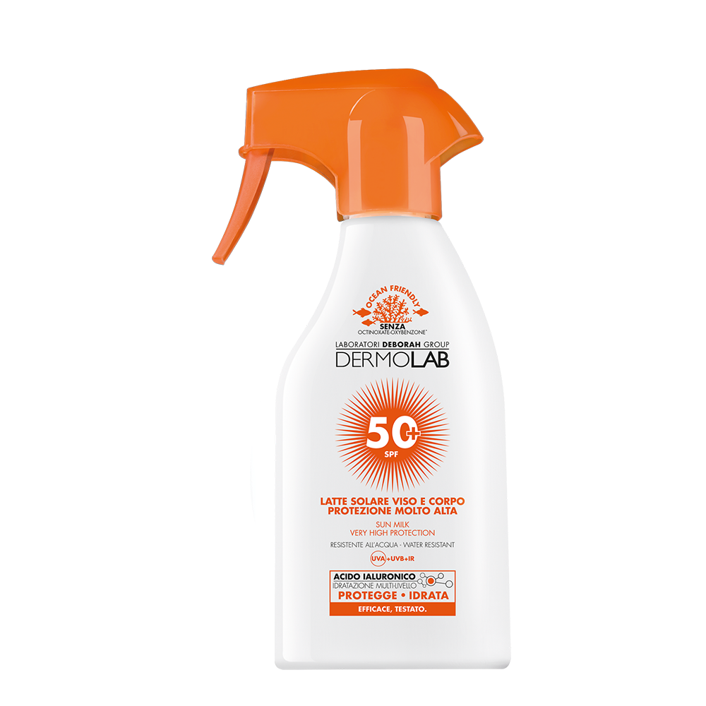 Latte solare viso e corpo protezione molto alta &#8211; spf 50+

