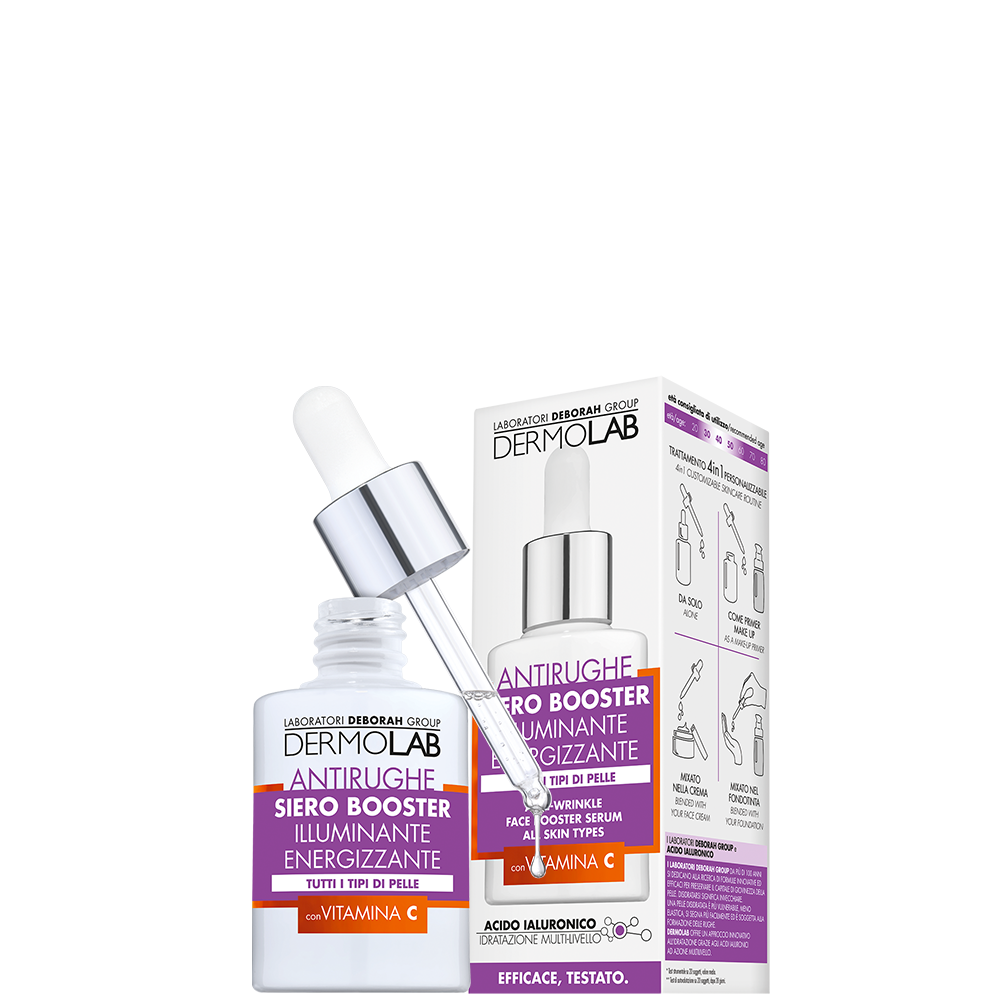Siero booster antirughe illuminante energizzante
