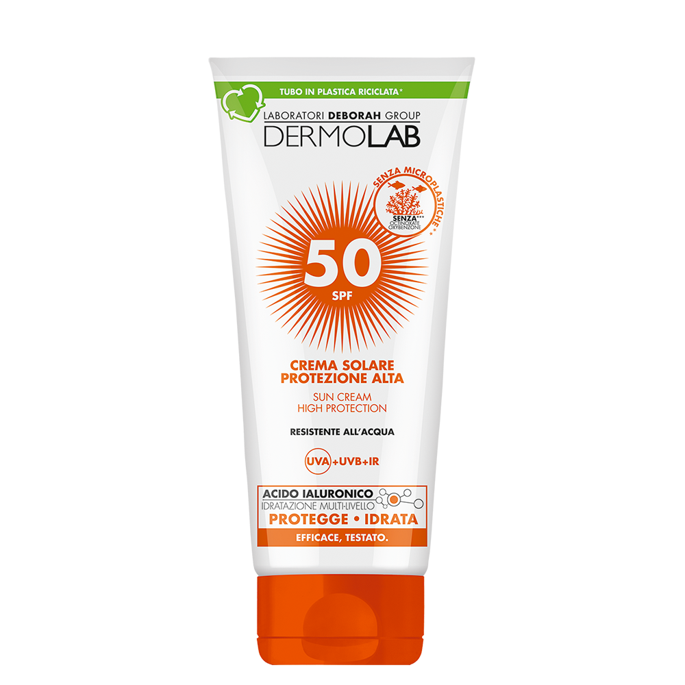 Crema solare viso e corpo protezione alta &#8211; SPF 50 
