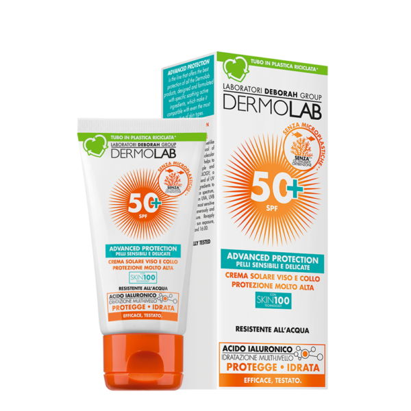 Face and neck sunscreen very high protection